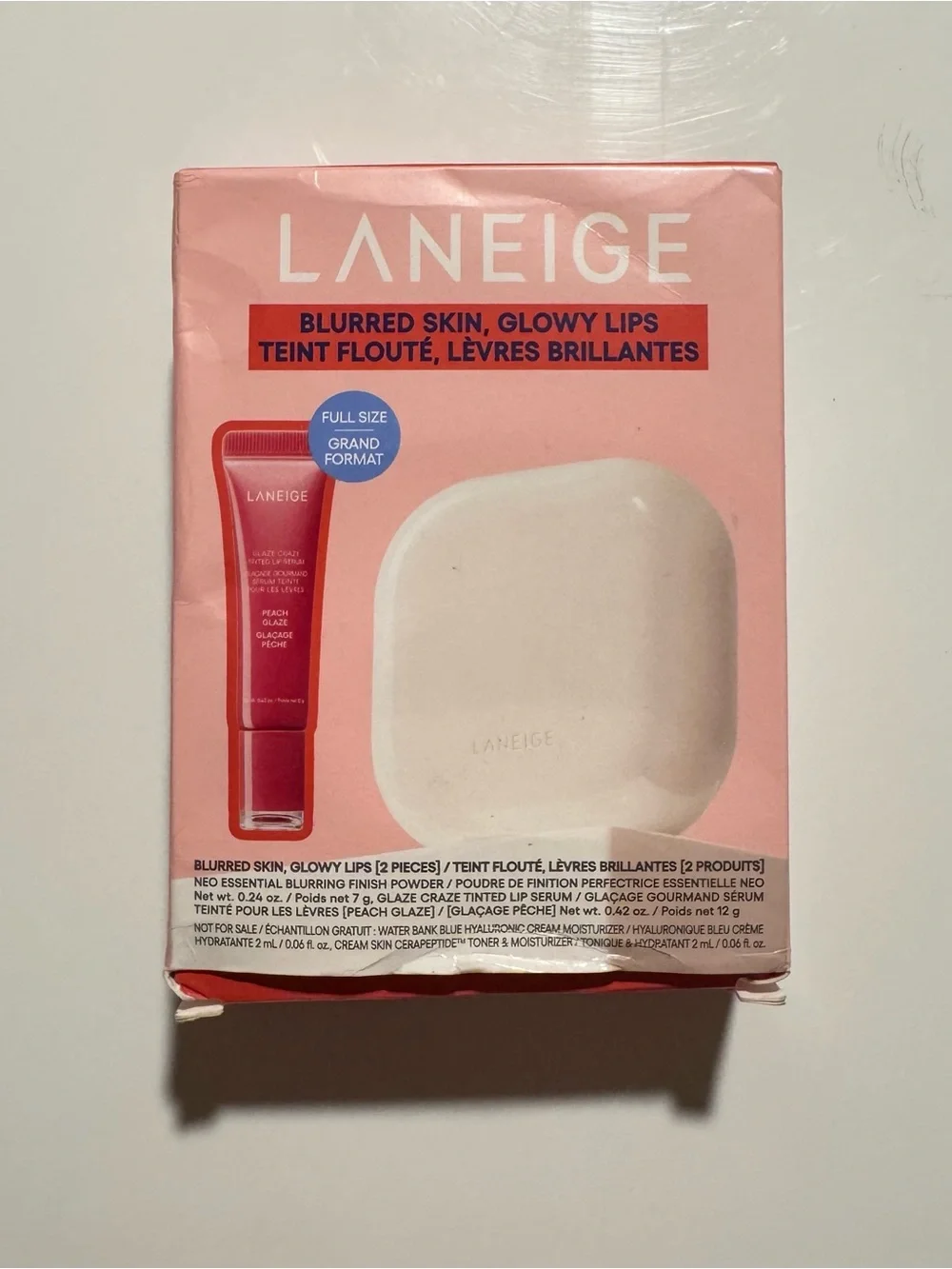 LANEIGE Neo Blur & Peach Glaze Lip Set